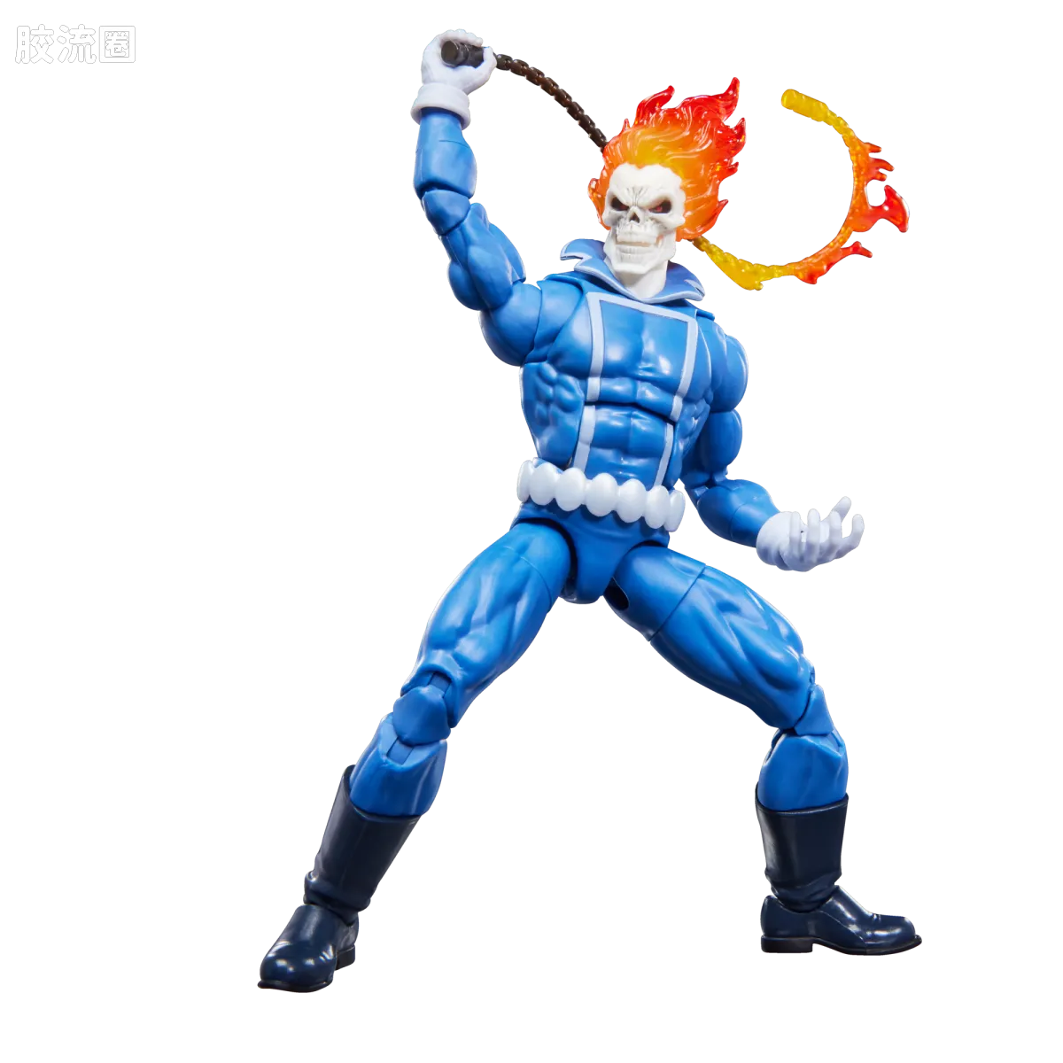 Marvel Legends/漫威传奇 可动人偶系列 人与载具 恶灵骑士 强尼·布雷泽（含摩托套装） - 图片