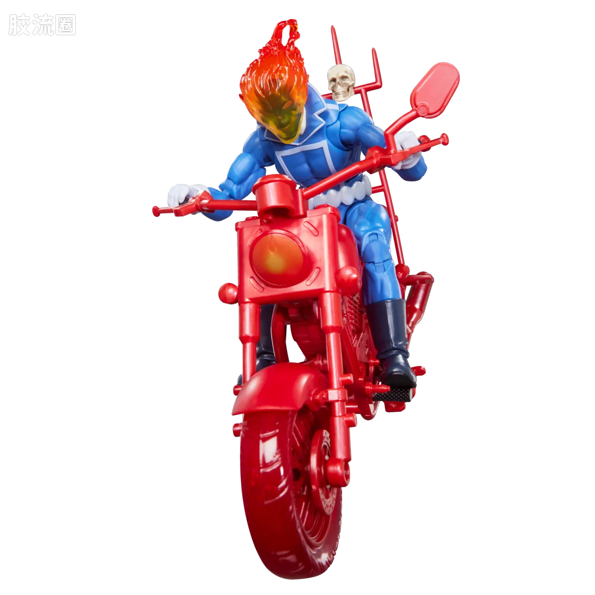 Marvel Legends/漫威传奇 可动人偶系列 人与载具 恶灵骑士 强尼·布雷泽（含摩托套装） - 图片