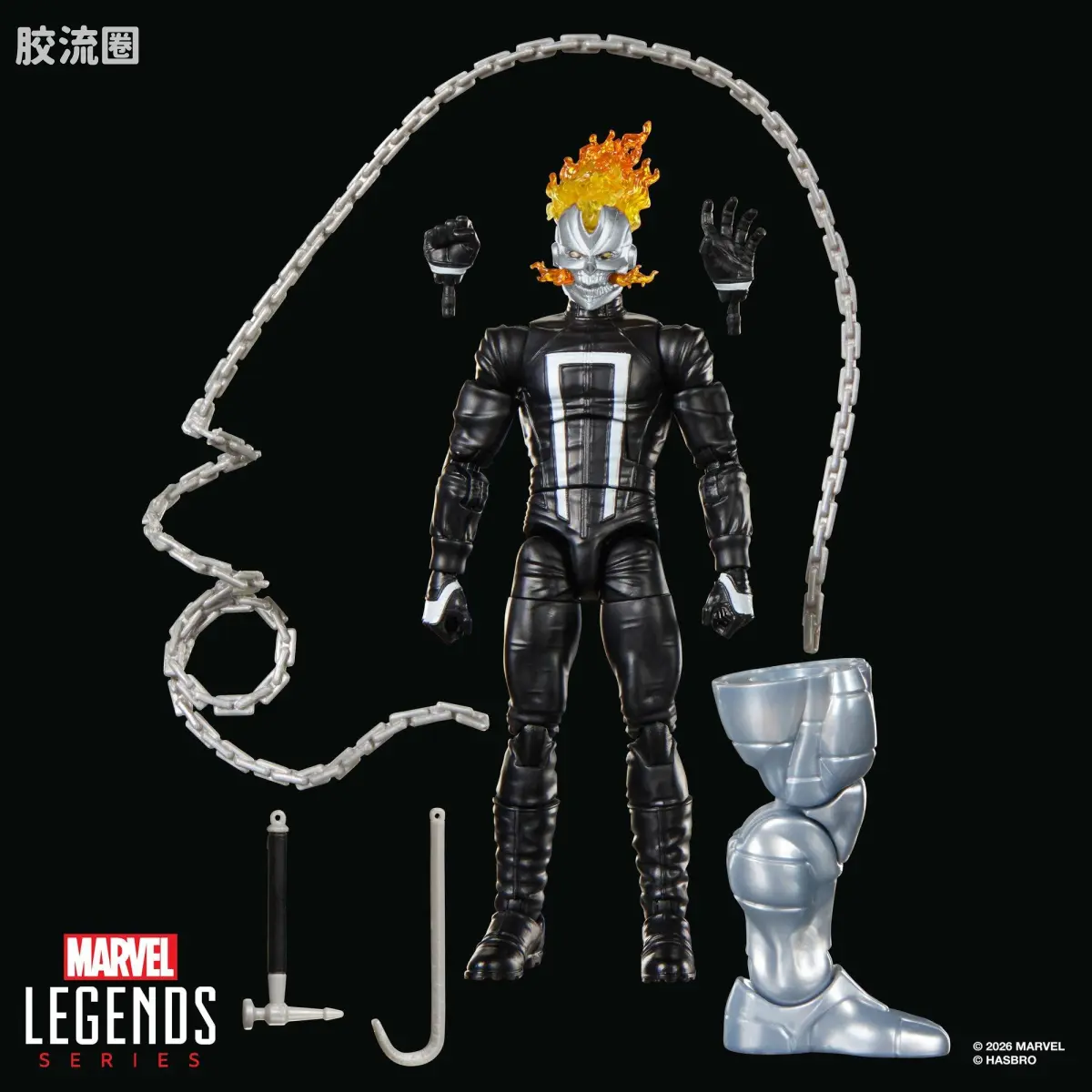 Marvel Legends/漫威传奇 可动人偶系列 Marvel's Box 恶灵骑士 - 图片