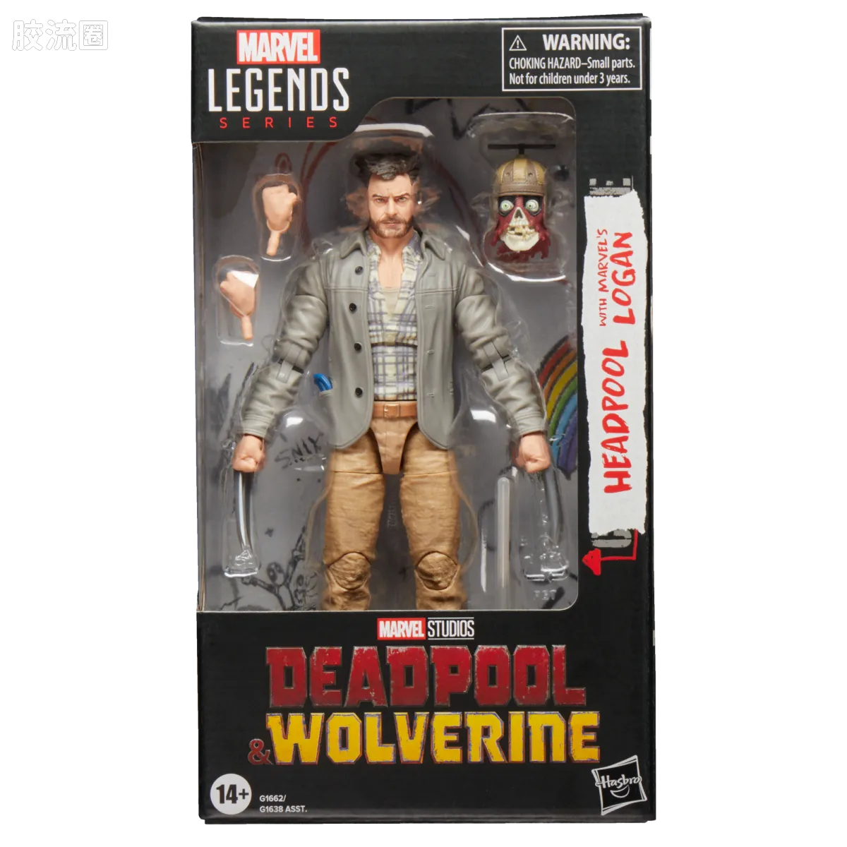 Marvel Legends/漫威传奇 可动人偶系列 死侍与金刚狼系列 便衣金刚狼 - 图片
