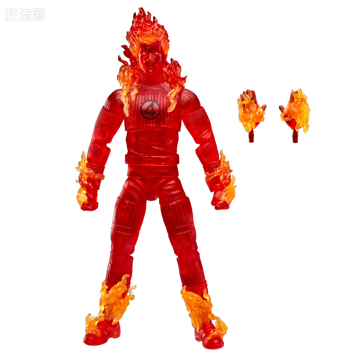 Marvel Legends/漫威传奇 可动人偶系列 神奇四侠 电影系列 霹雳火 - 图片