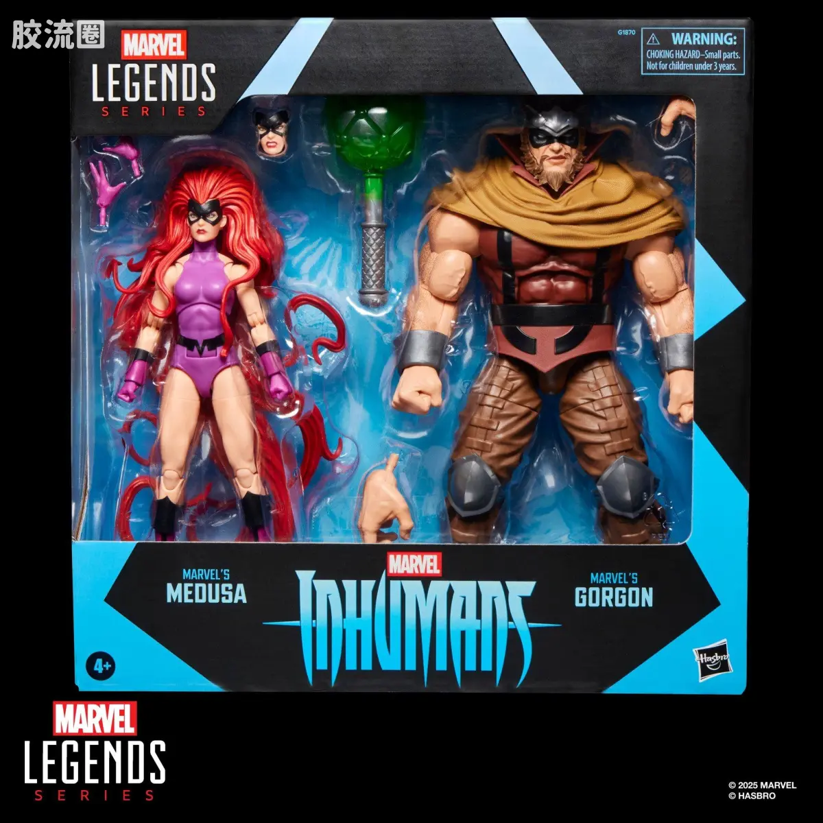 Marvel Legends/漫威传奇 可动人偶系列 多人套 美杜莎 & 戈尔工 - 图片