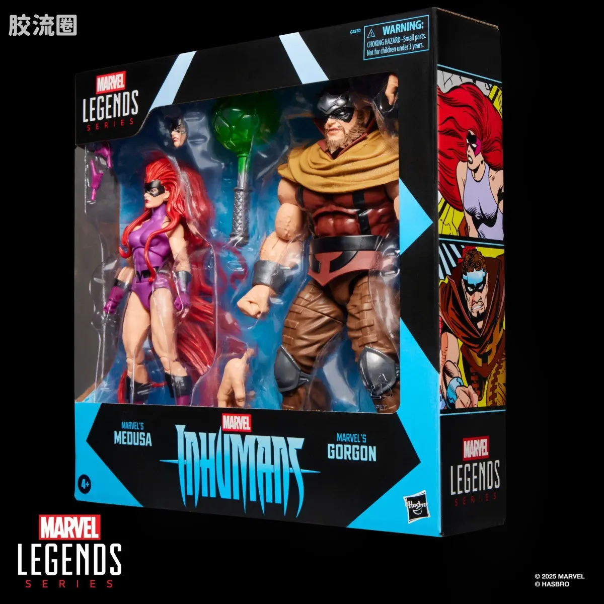 Marvel Legends/漫威传奇 可动人偶系列 多人套 美杜莎 & 戈尔工 - 图片
