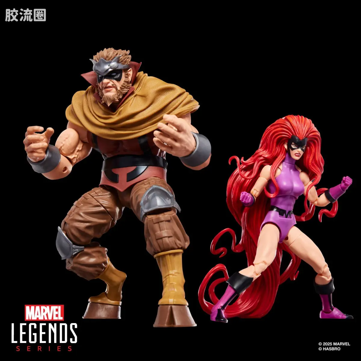Marvel Legends/漫威传奇 可动人偶系列 多人套 美杜莎 & 戈尔工 - 图片