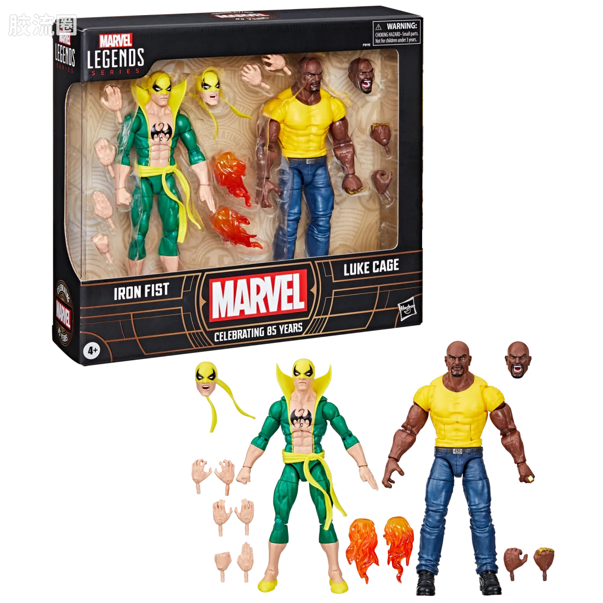 Marvel Legends/漫威传奇 可动人偶系列 漫威85周年系列 铁拳&卢克·凯奇 双人套 - 图片