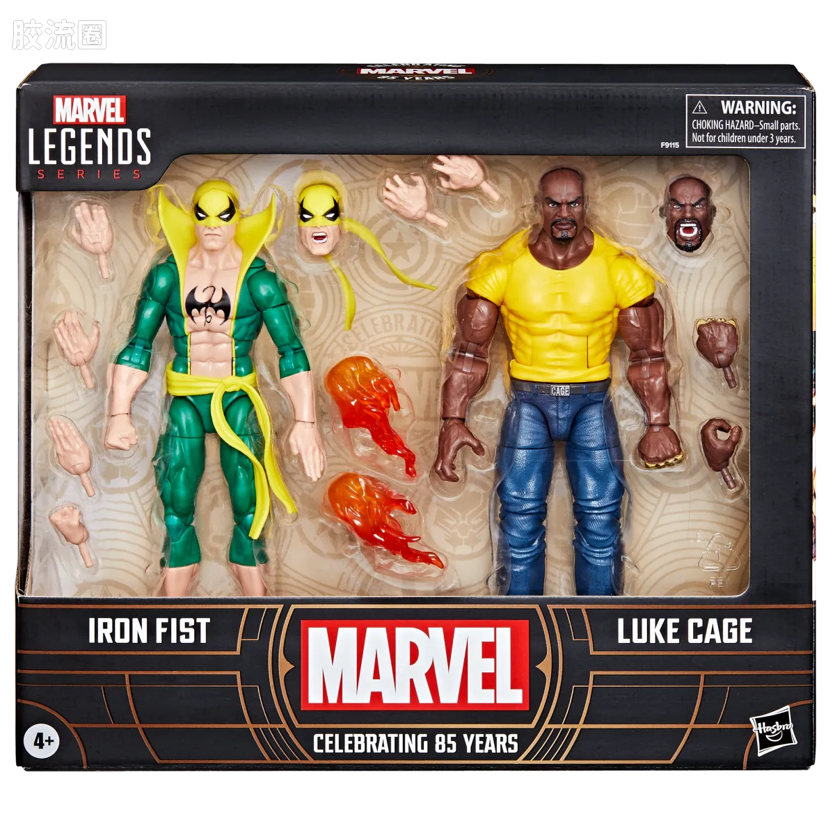 Marvel Legends/漫威传奇 可动人偶系列 漫威85周年系列 铁拳&卢克·凯奇 双人套 - 图片