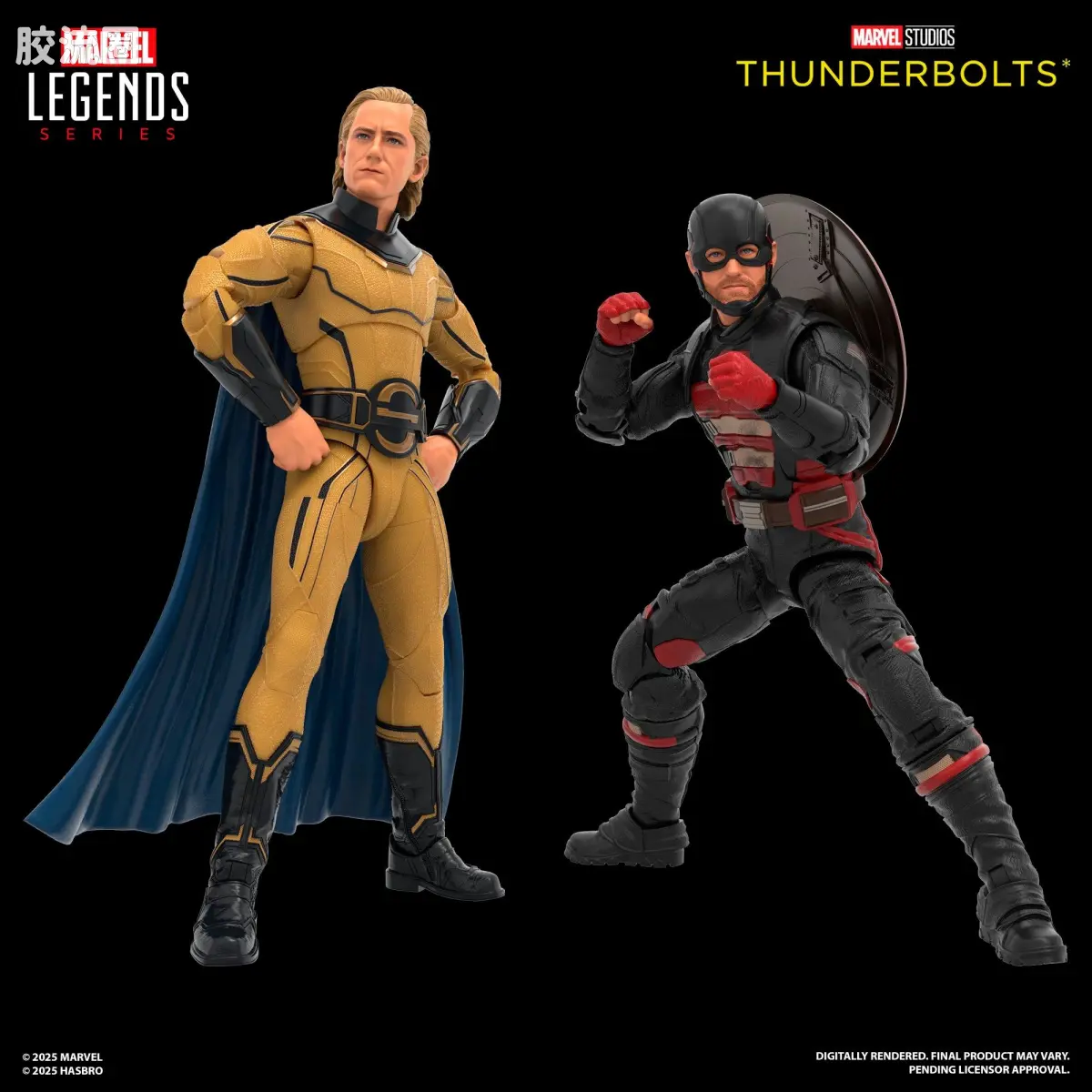 Marvel Legends/漫威传奇 可动人偶系列 雷霆特攻队* 电影系列 约翰·F·沃克&哨兵 双人套 - 图片