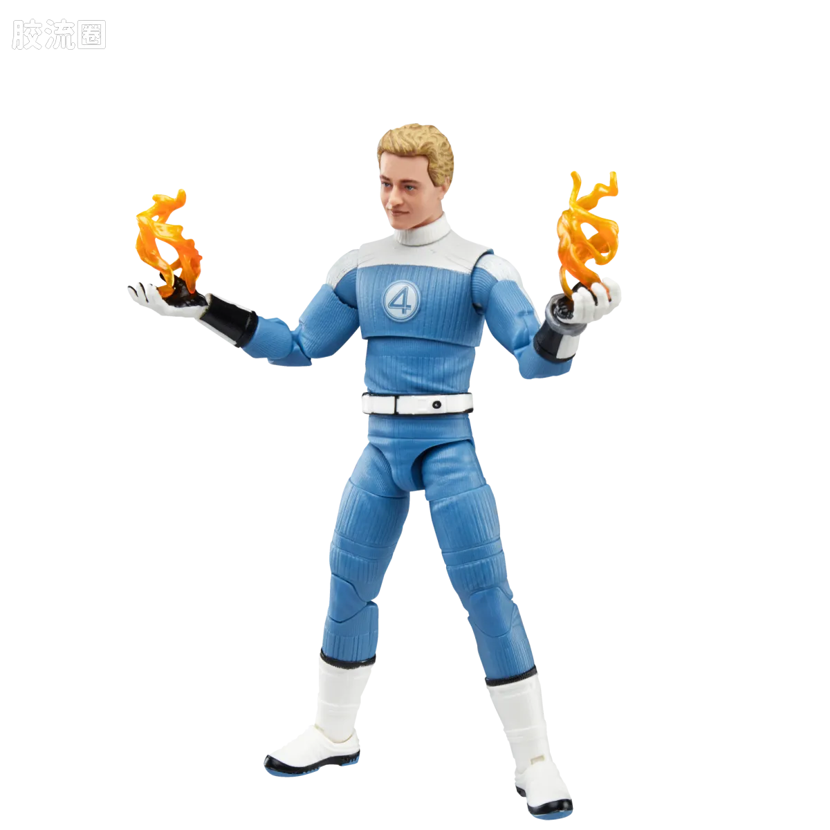Marvel Legends/漫威传奇 可动人偶系列 神奇四侠 电影系列 约翰尼·斯通 - 图片