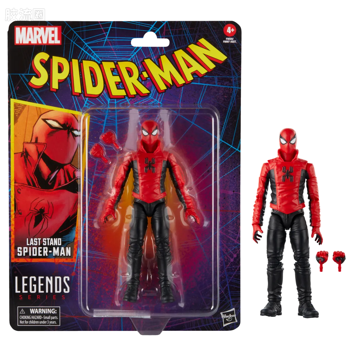 Marvel Legends/漫威传奇 可动人偶系列 蜘蛛侠 漫画 复古挂卡系列 蜘蛛侠（背水一战） - 图片