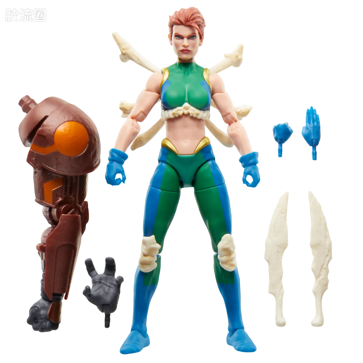 Marvel Legends/漫威传奇 可动人偶系列 William Rolfson组合人系列 骨髓 - 图片