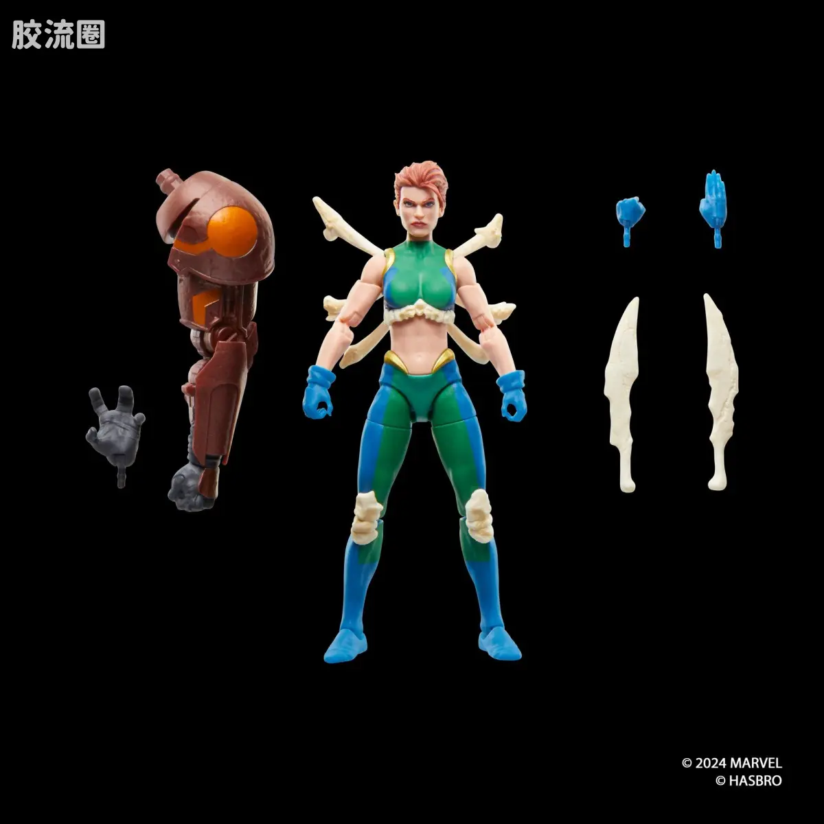 Marvel Legends/漫威传奇 可动人偶系列 William Rolfson组合人系列 骨髓 - 图片