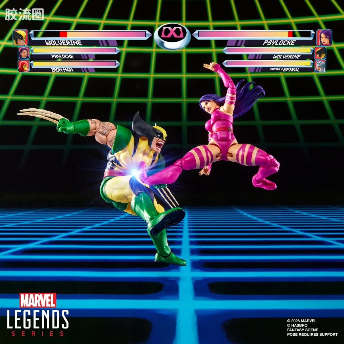 Marvel Legends/漫威传奇 可动人偶系列 GAMERVERSE 金刚狼 vs 灵蝶 - 图片