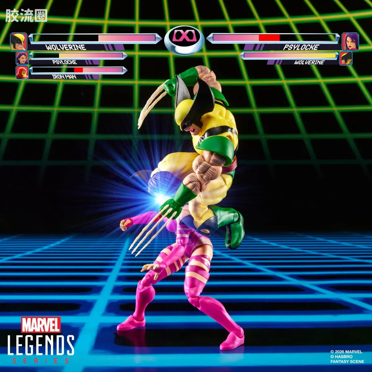 Marvel Legends/漫威传奇 可动人偶系列 GAMERVERSE 金刚狼 vs 灵蝶 - 图片