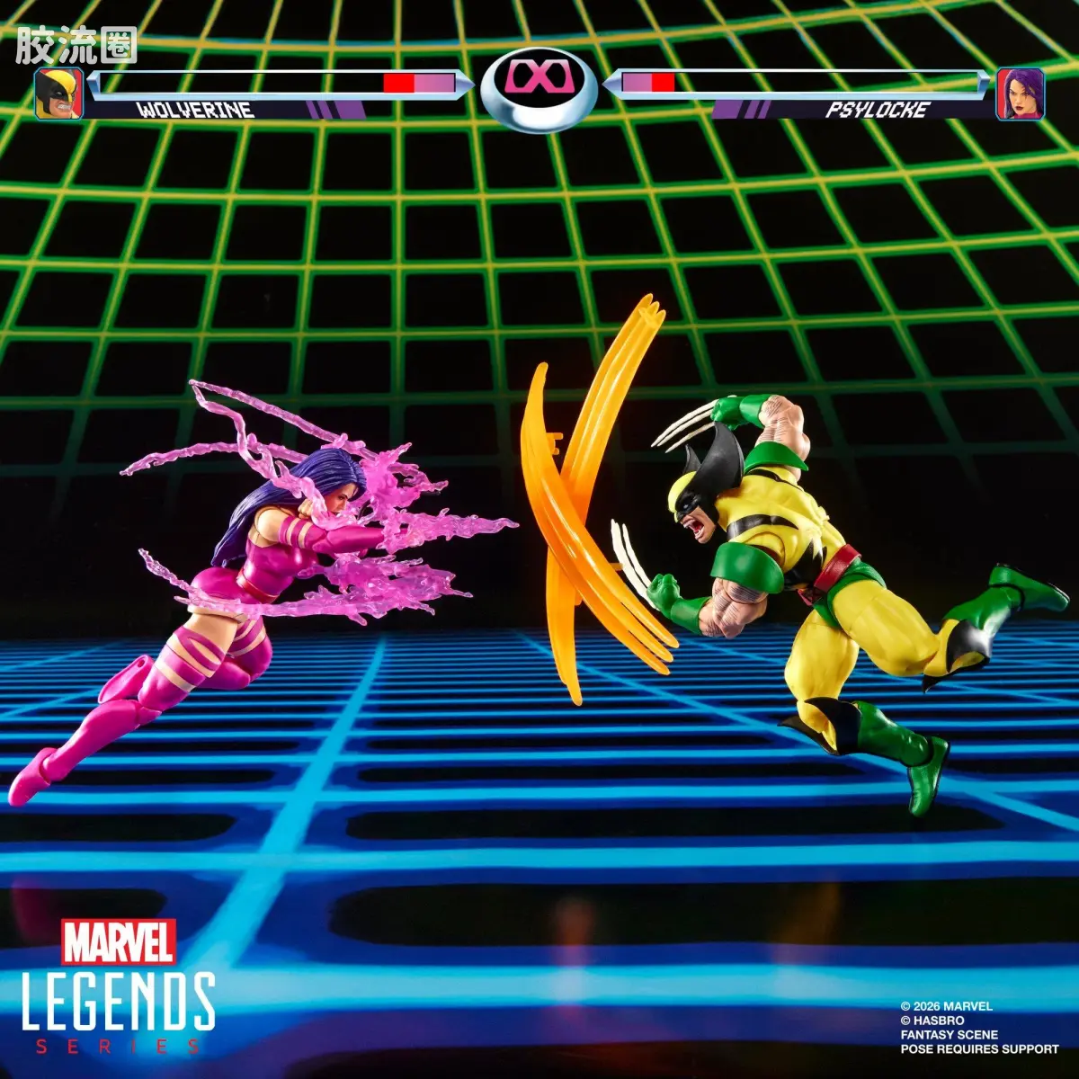 Marvel Legends/漫威传奇 可动人偶系列 GAMERVERSE 金刚狼 vs 灵蝶 - 图片