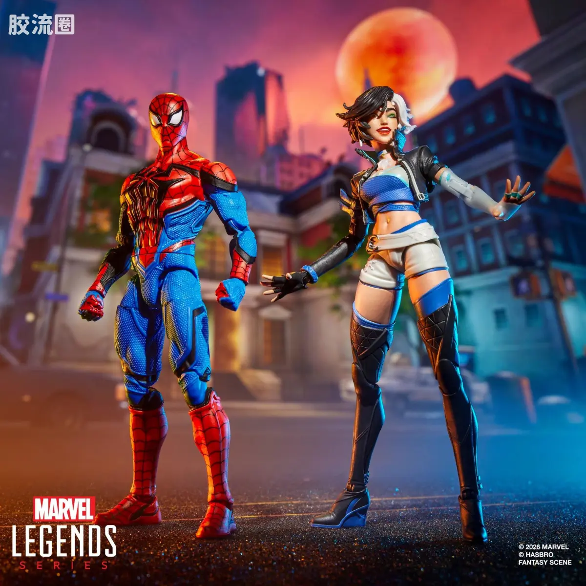Marvel Legends/漫威传奇 可动人偶系列 漫威争锋 蜘蛛侠 & 露娜·雪 - 图片