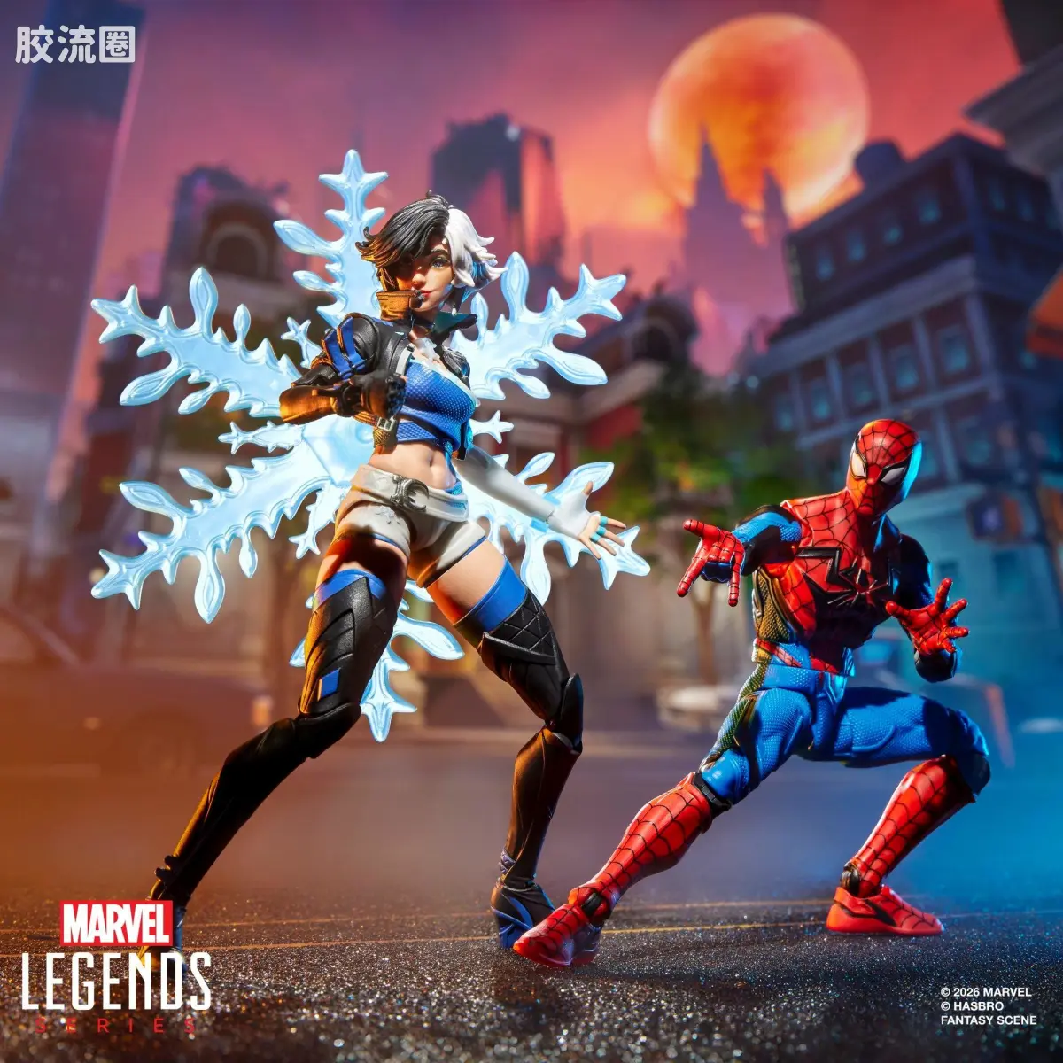 Marvel Legends/漫威传奇 可动人偶系列 漫威争锋 蜘蛛侠 & 露娜·雪 - 图片