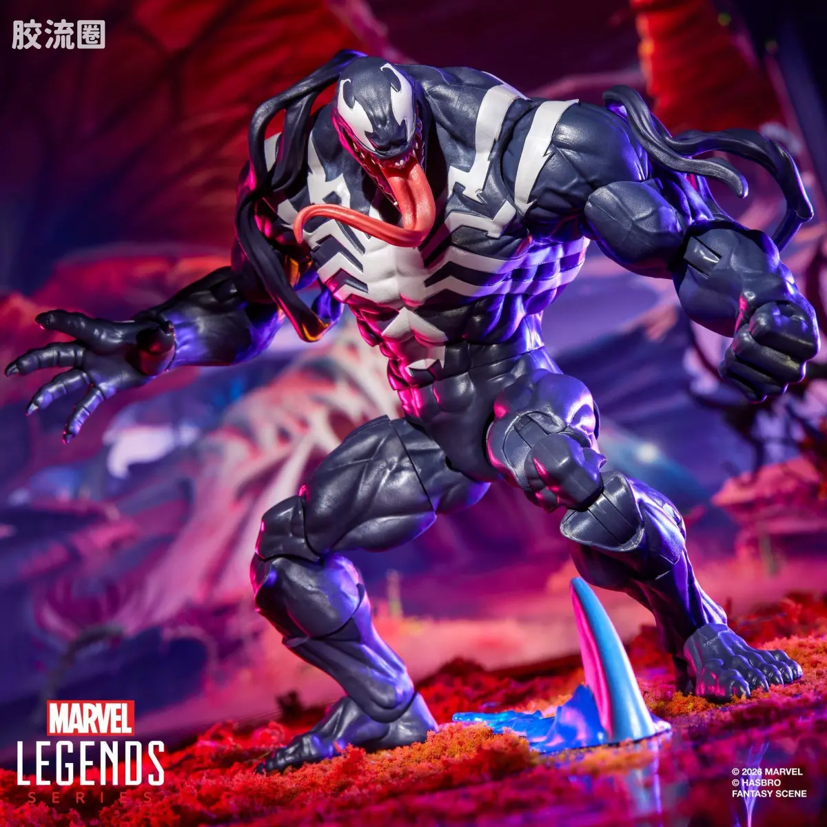 Marvel Legends/漫威传奇 可动人偶系列 漫威争锋 毒液 & 陆鲨杰夫 - 图片