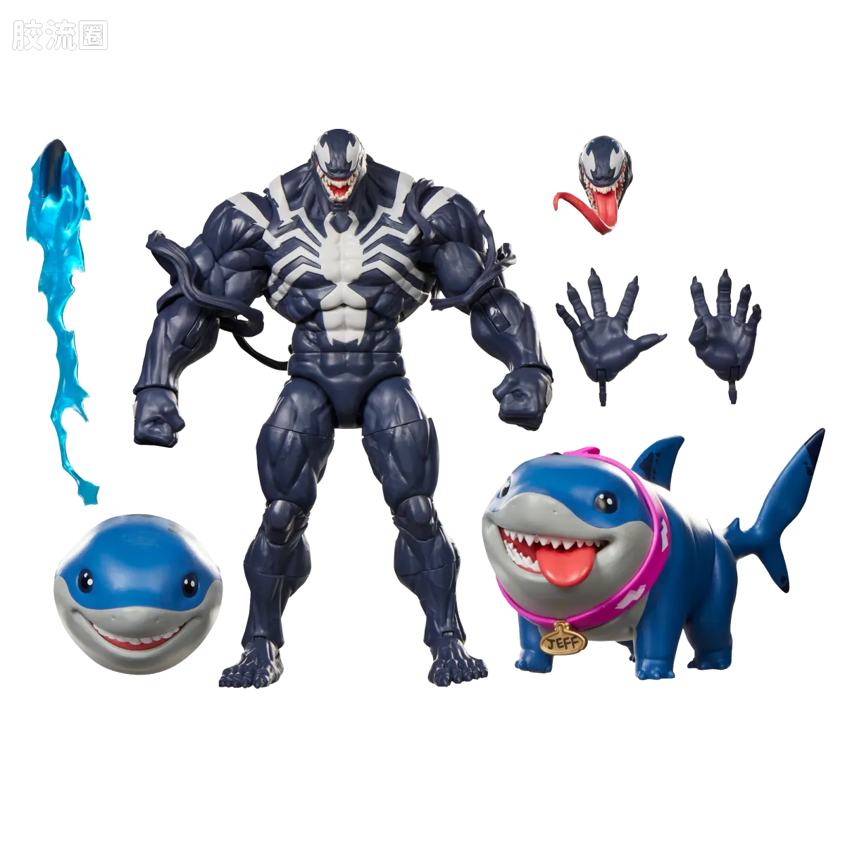 Marvel Legends/漫威传奇 可动人偶系列 漫威争锋 毒液 & 陆鲨杰夫 - 图片