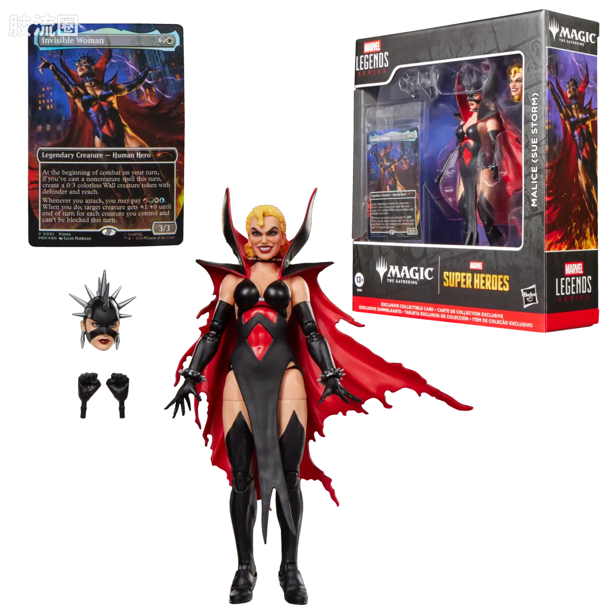 Marvel Legends/漫威传奇 可动人偶系列 万智牌联名 恶意（苏·斯托姆） - 图片