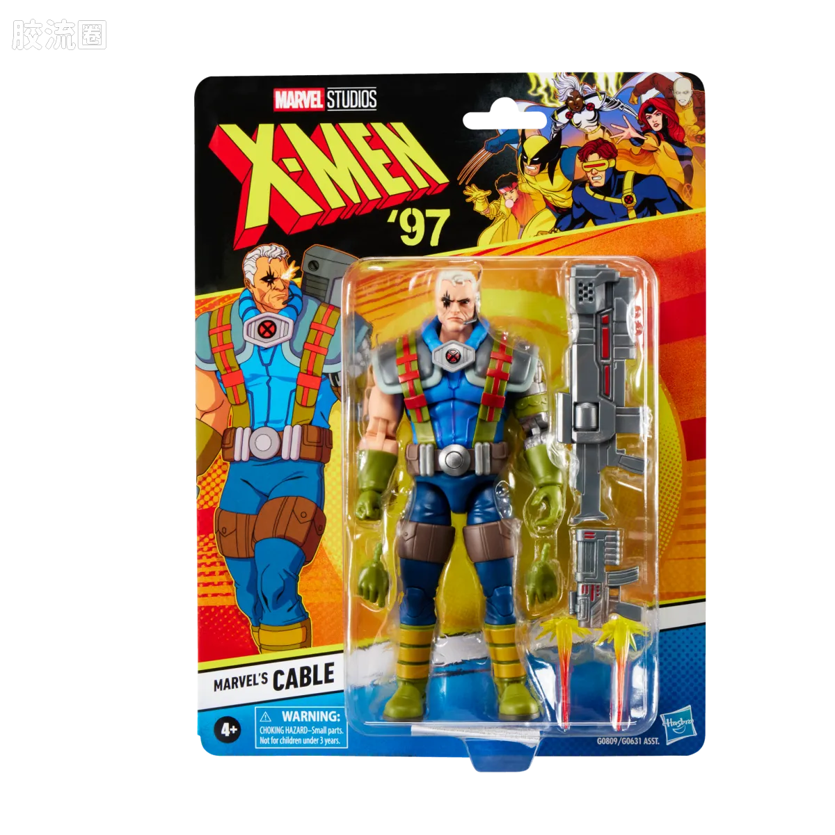 Marvel Legends/漫威传奇 可动人偶系列 X-战警97 动画 复古挂卡系列 电索 - 图片