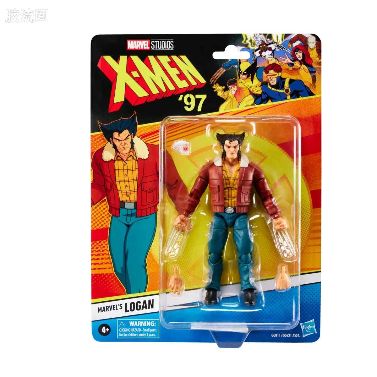 Marvel Legends/漫威传奇 可动人偶系列 X-战警97 动画 复古挂卡系列 罗根 - 图片