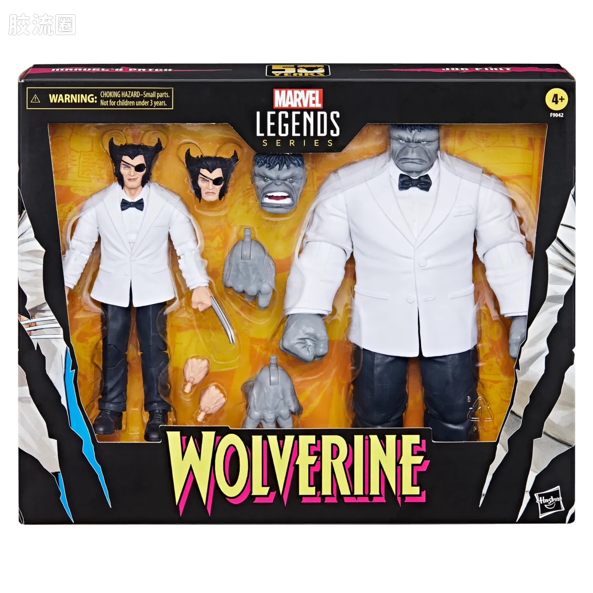 Marvel Legends/漫威传奇 可动人偶系列 金刚狼50周年系列 金刚狼50周年 金刚狼&灰巨人 - 图片