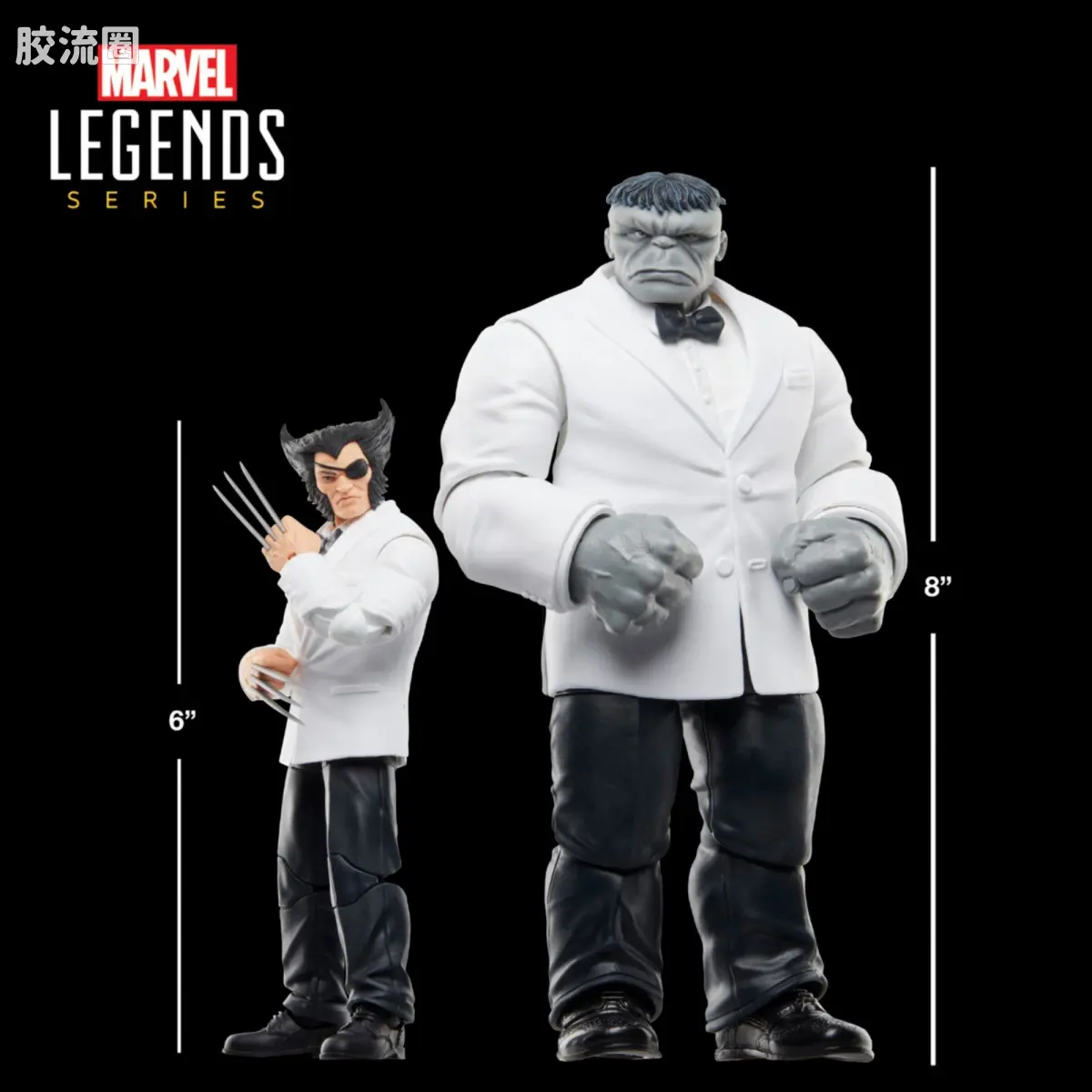 Marvel Legends/漫威传奇 可动人偶系列 金刚狼50周年系列 金刚狼50周年 金刚狼&灰巨人 - 图片