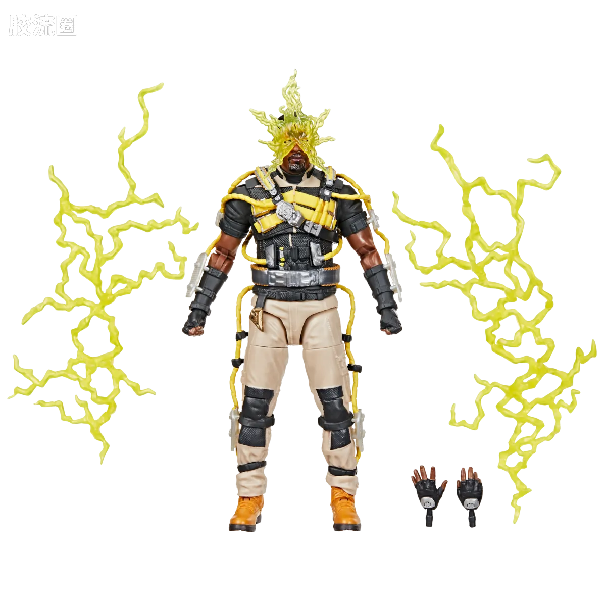 Marvel Legends/漫威传奇 可动人偶系列 英雄无归 系列 电光人 - 图片