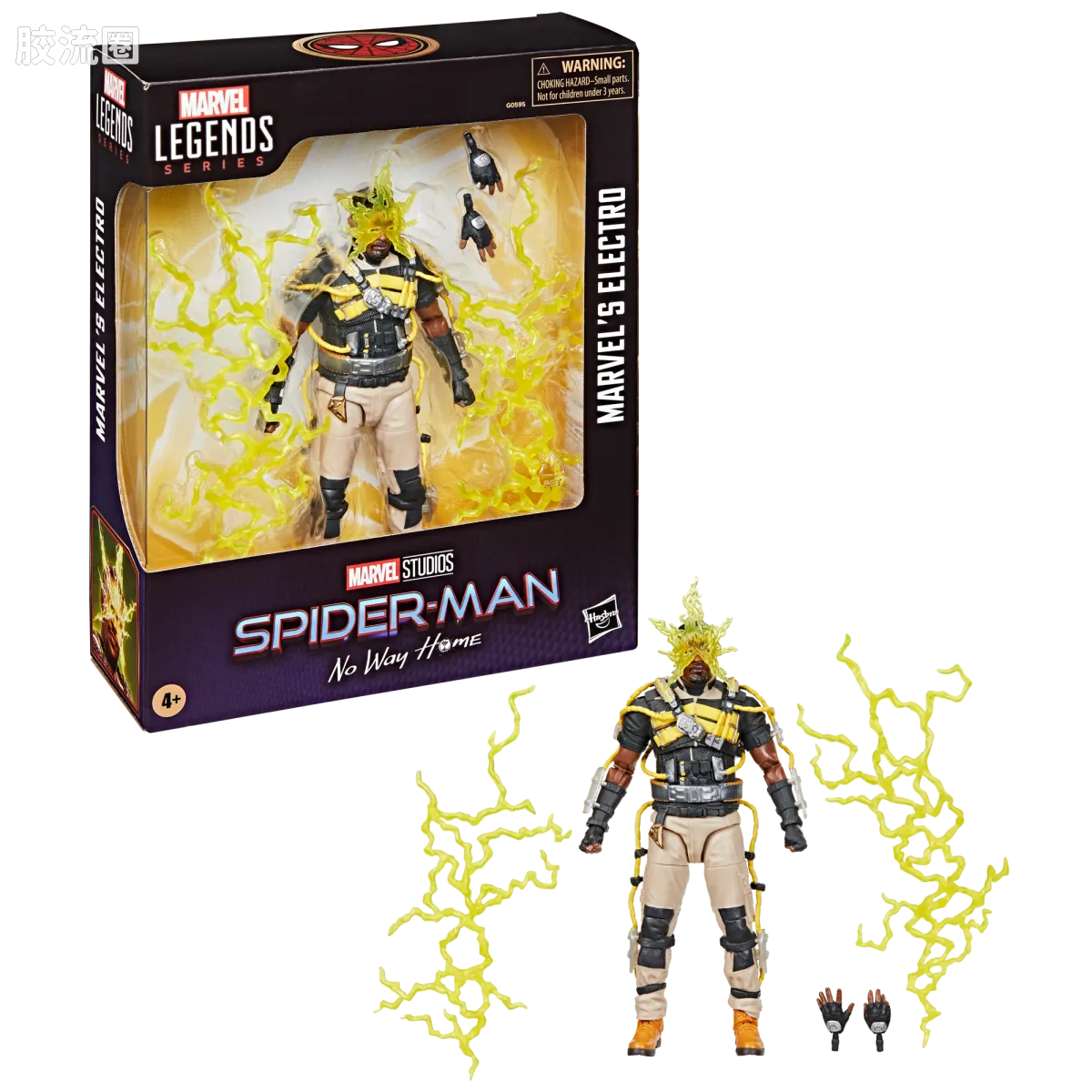 Marvel Legends/漫威传奇 可动人偶系列 英雄无归 系列 电光人 - 图片