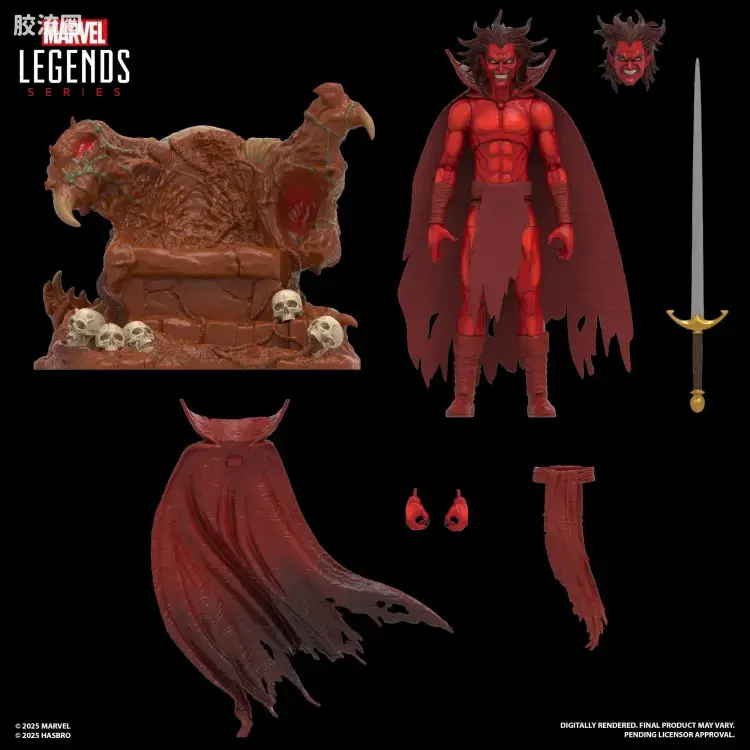 Marvel Legends/漫威传奇 可动人偶系列 豪华版 墨菲斯托 - 图片