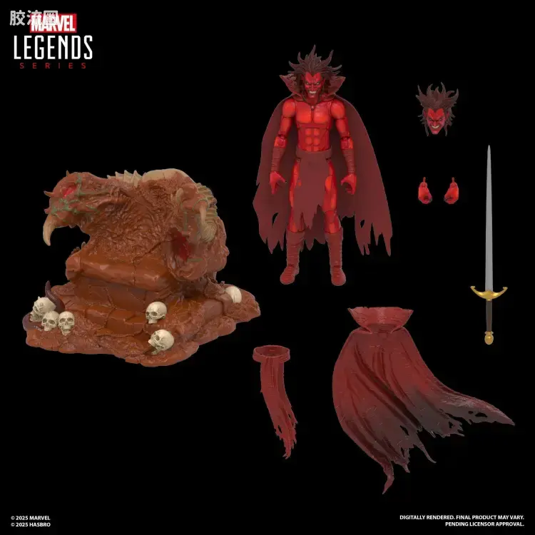 Marvel Legends/漫威传奇 可动人偶系列 豪华版 墨菲斯托 - 图片