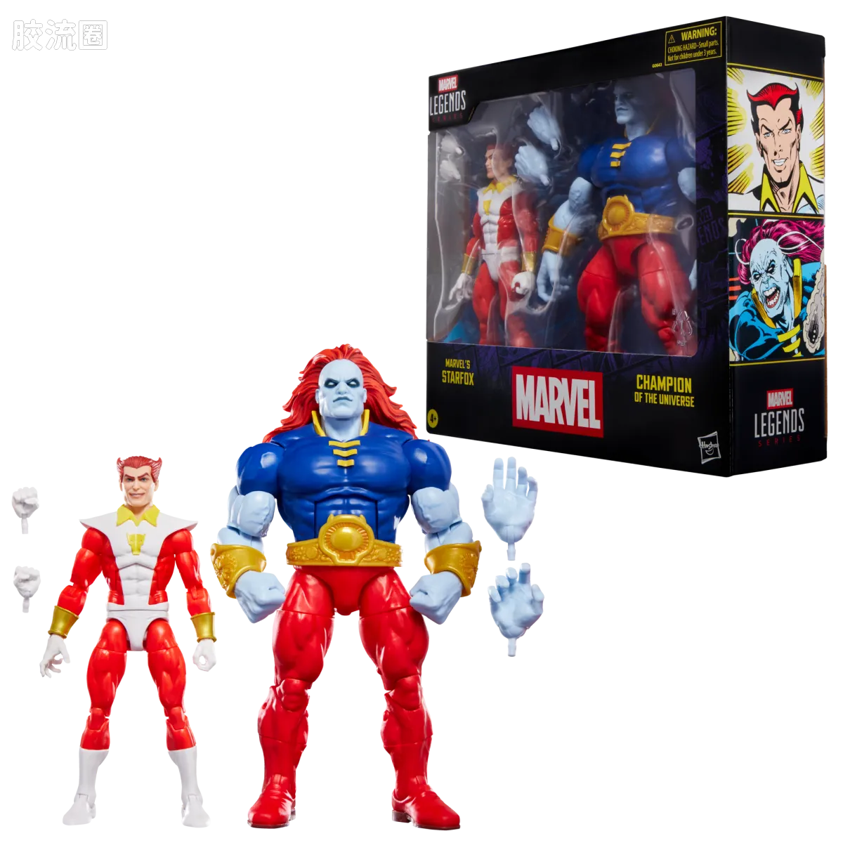 Marvel Legends/漫威传奇 可动人偶系列 多人套 星狐与宇宙冠军 - 图片