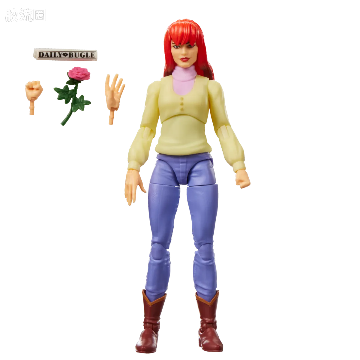 Marvel Legends/漫威传奇 可动人偶系列 蜘蛛侠94 动画 复古挂卡系列 玛丽·简·沃森 - 图片