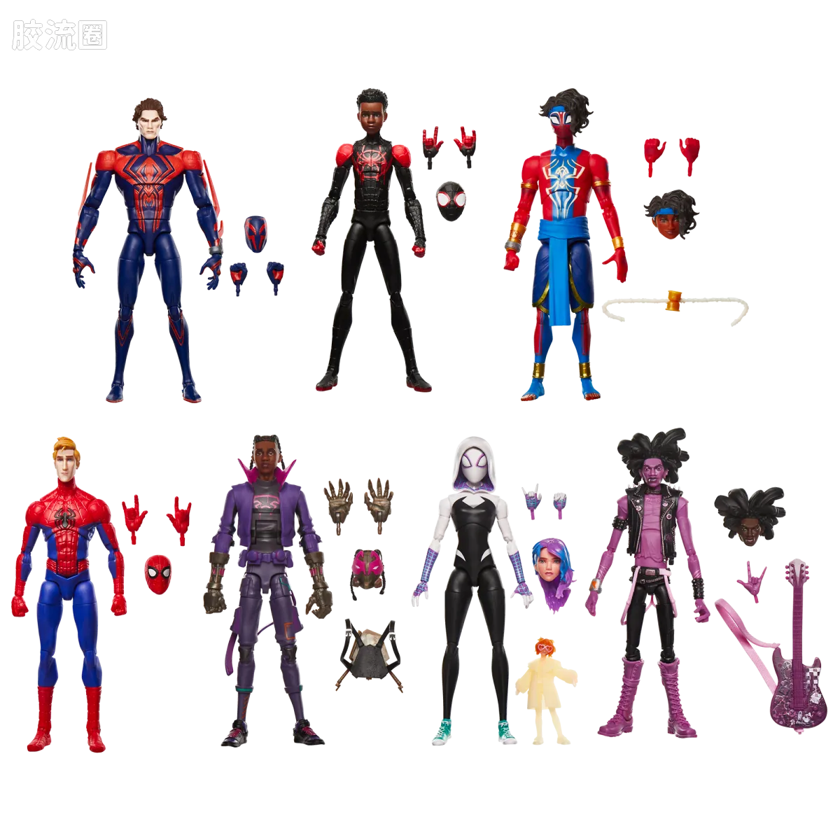 Marvel Legends/漫威传奇 可动人偶系列 动画 蜘蛛侠：超越宇宙系列 迈尔斯莫拉莱斯 - 图片