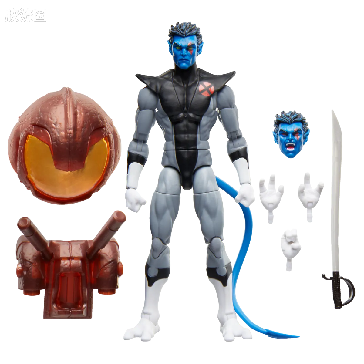 Marvel Legends/漫威传奇 可动人偶系列 William Rolfson组合人系列 X特遣队夜行者 - 图片