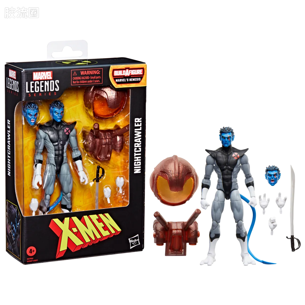 Marvel Legends/漫威传奇 可动人偶系列 William Rolfson组合人系列 X特遣队夜行者 - 图片
