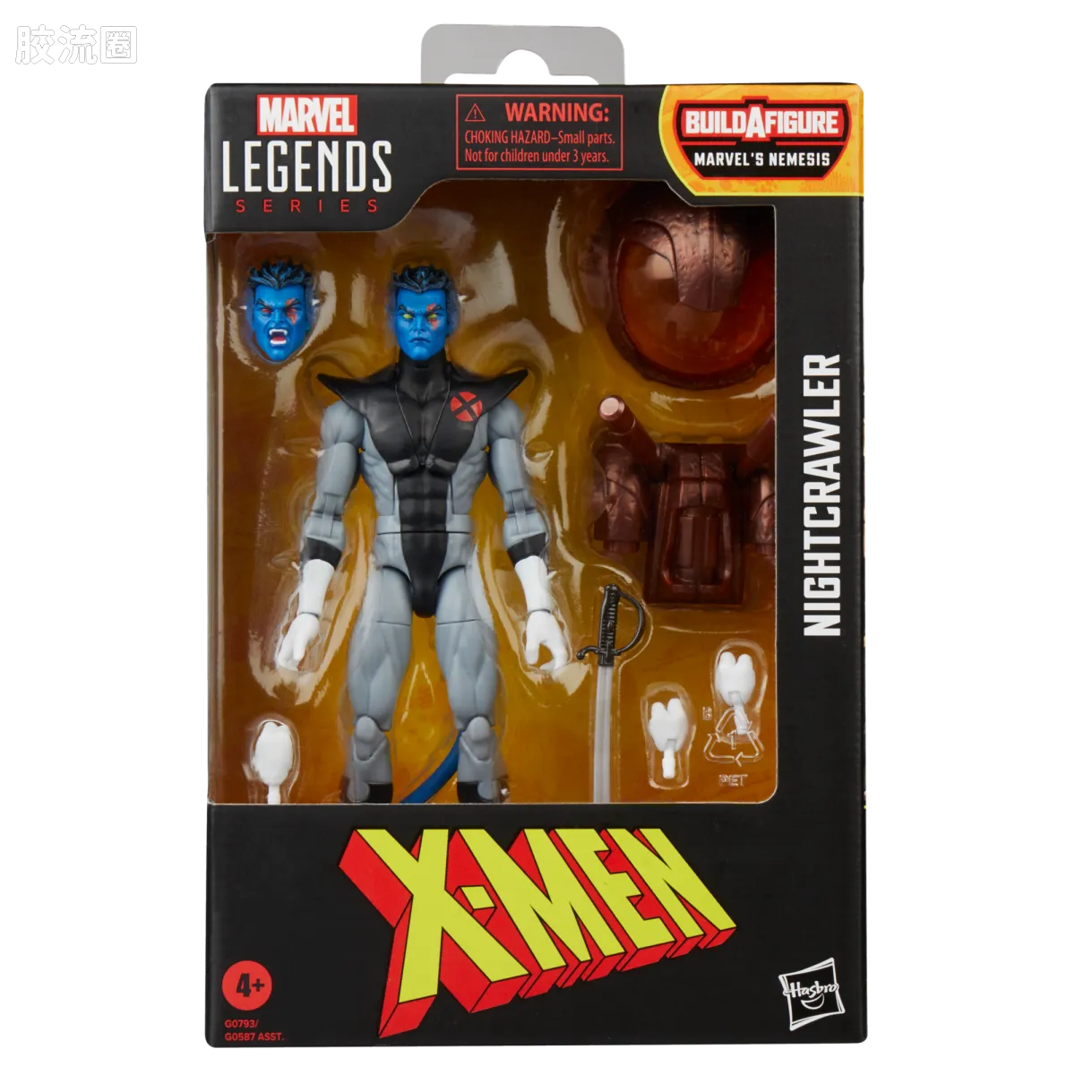 Marvel Legends/漫威传奇 可动人偶系列 William Rolfson组合人系列 X特遣队夜行者 - 图片