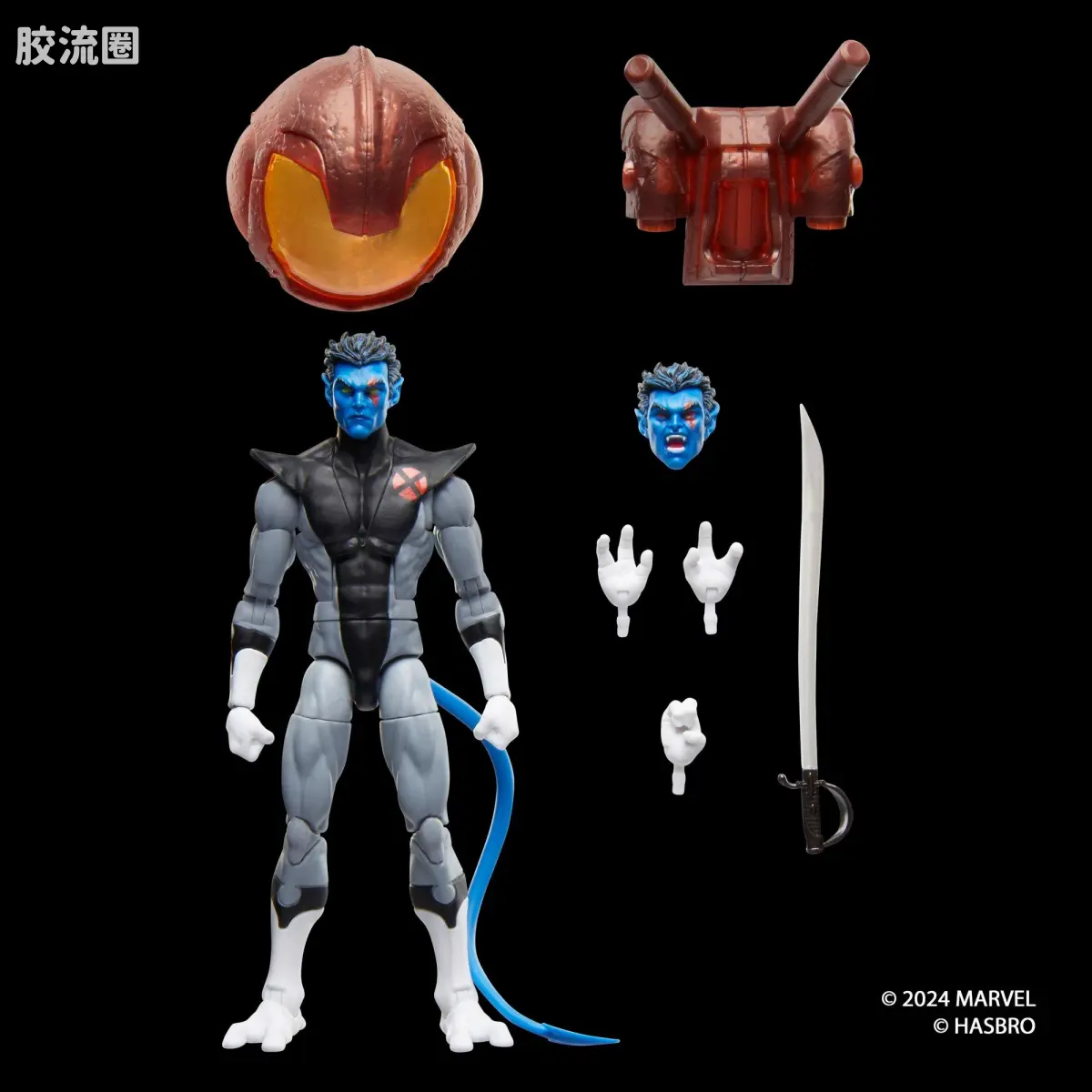 Marvel Legends/漫威传奇 可动人偶系列 William Rolfson组合人系列 X特遣队夜行者 - 图片