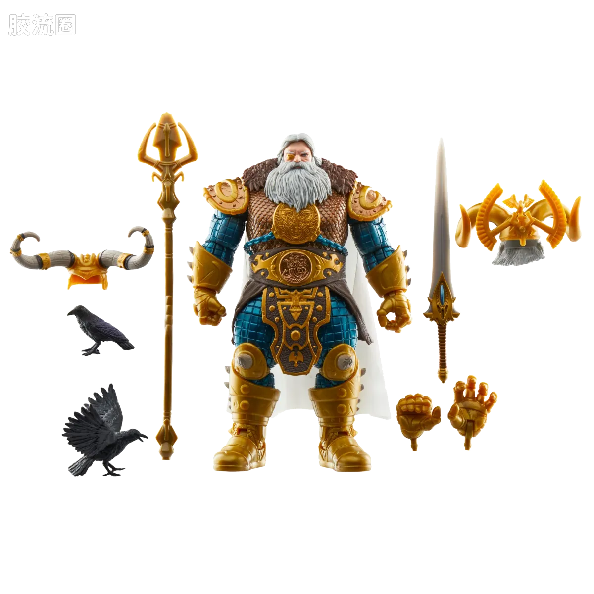 Marvel Legends/漫威传奇 可动人偶系列 漫威85周年系列 奥丁 - 图片