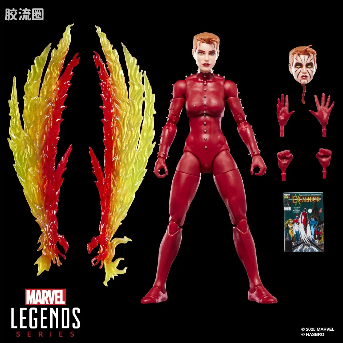 Marvel Legends/漫威传奇 可动人偶系列 迷你漫画 复古挂卡系列 凤凰（瑞秋萨默斯） - 图片