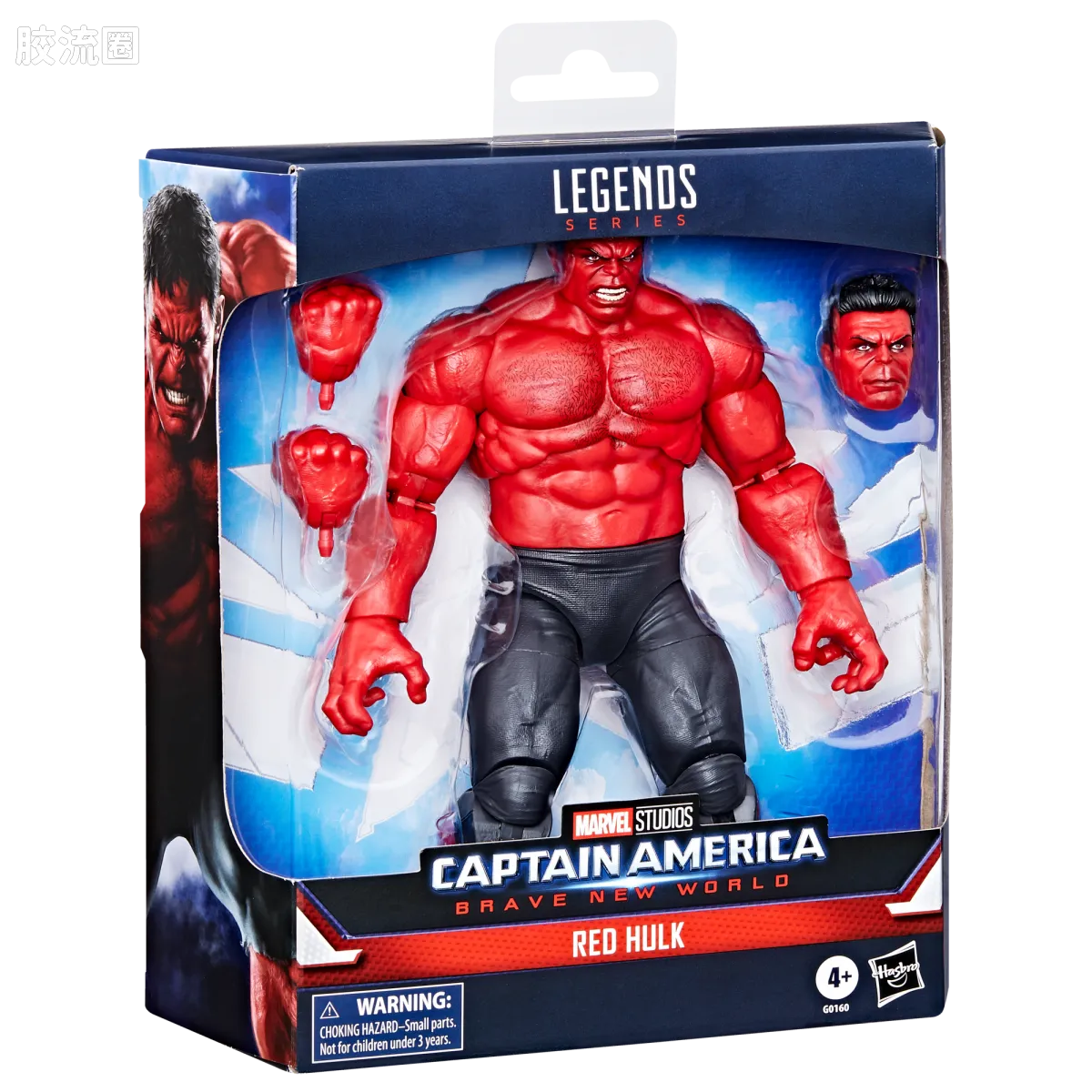 Marvel Legends/漫威传奇 可动人偶系列 美国队长4 电影系列 红浩克 - 图片