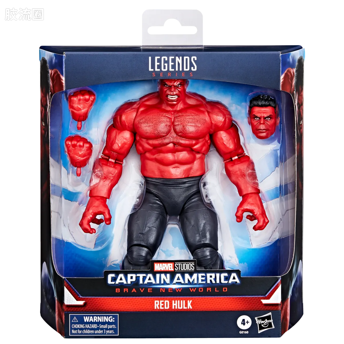 Marvel Legends/漫威传奇 可动人偶系列 美国队长4 电影系列 红浩克 - 图片