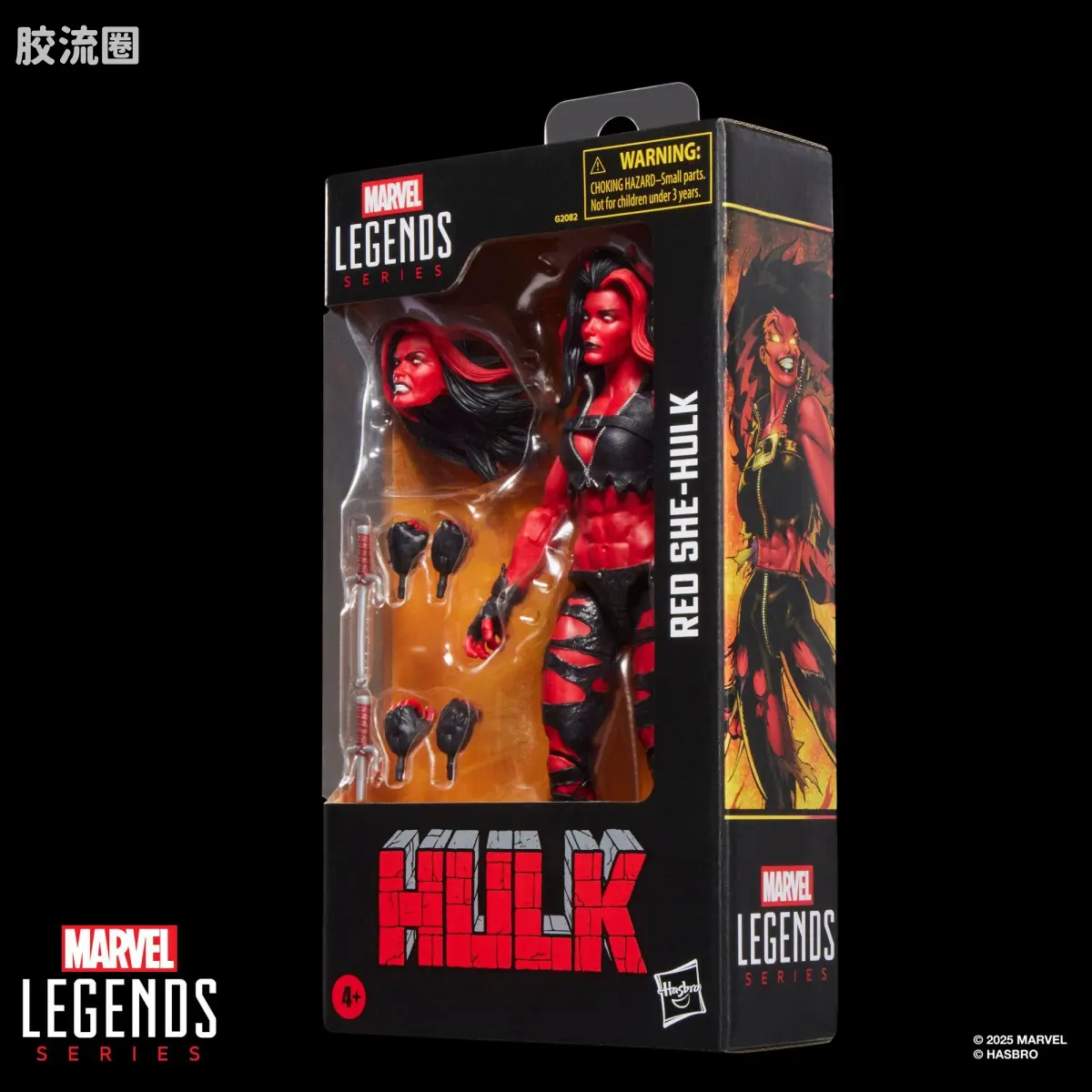 Marvel Legends/漫威传奇 可动人偶系列 豪华版 女红浩克 - 图片