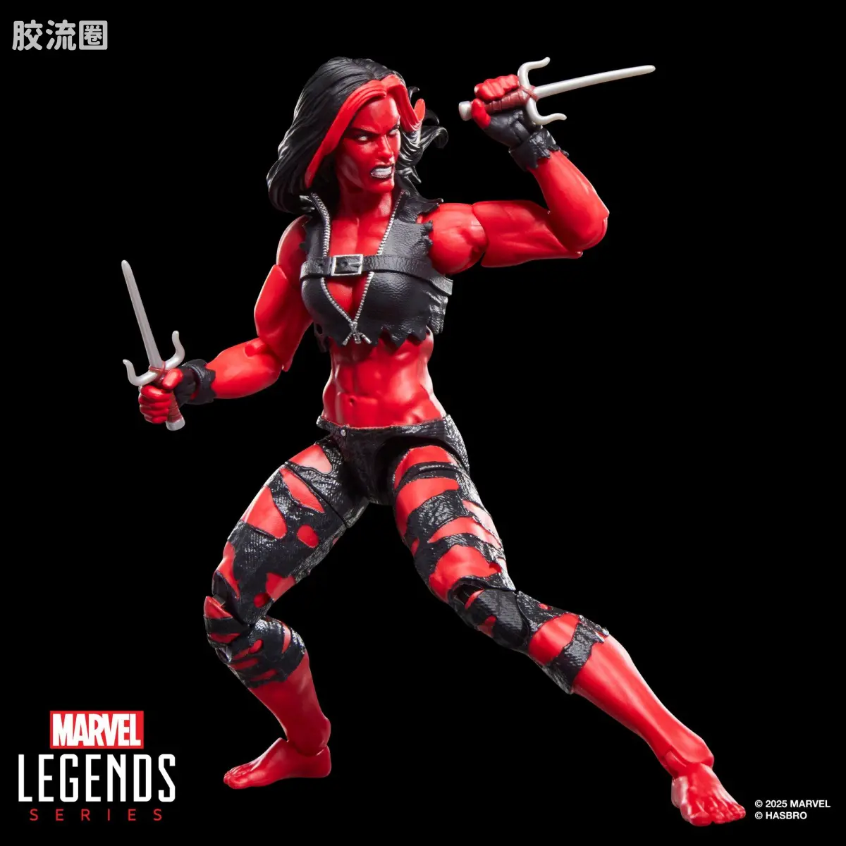 Marvel Legends/漫威传奇 可动人偶系列 豪华版 女红浩克 - 图片