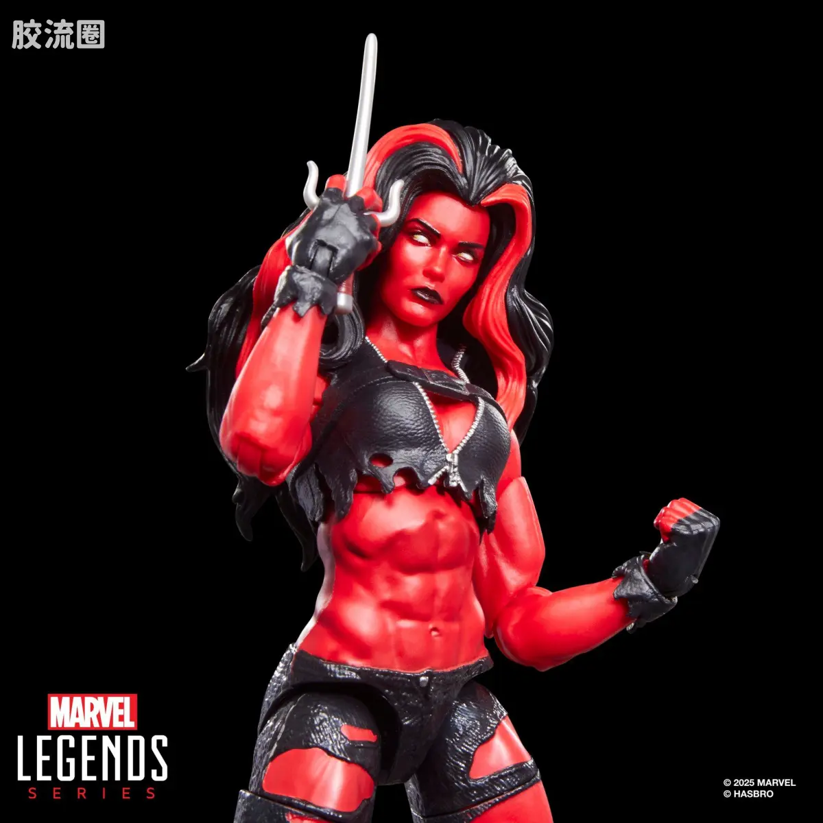 Marvel Legends/漫威传奇 可动人偶系列 豪华版 女红浩克 - 图片