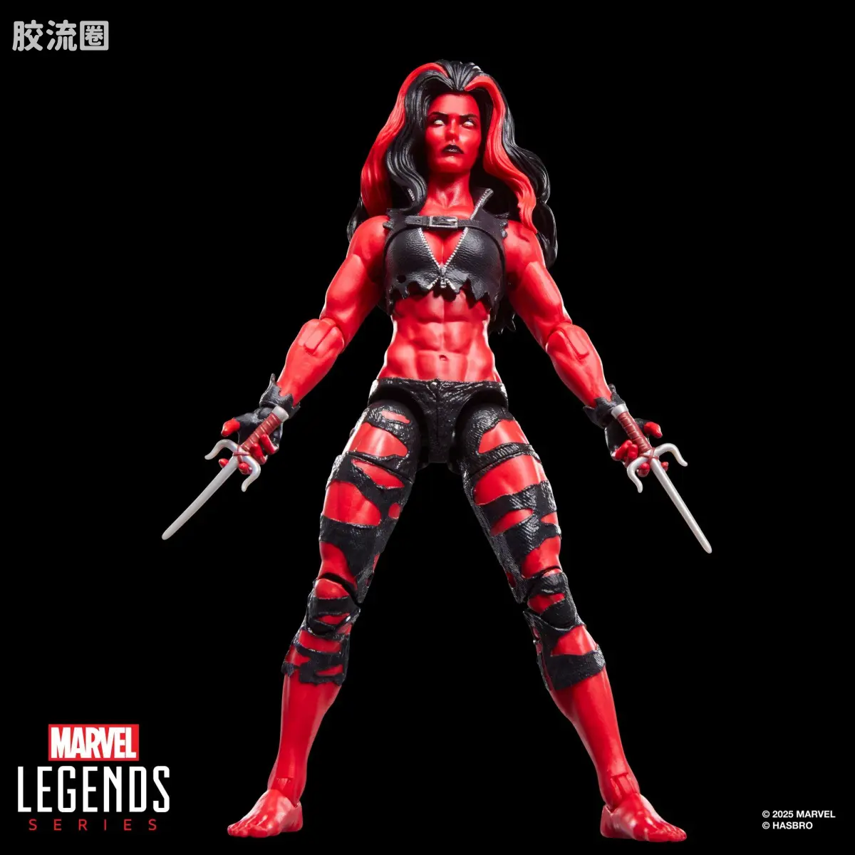 Marvel Legends/漫威传奇 可动人偶系列 豪华版 女红浩克 - 图片