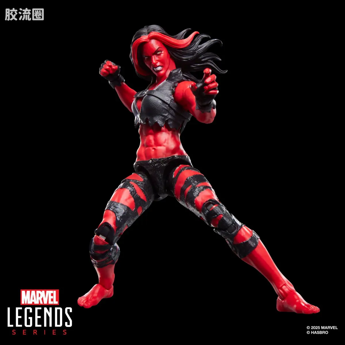 Marvel Legends/漫威传奇 可动人偶系列 豪华版 女红浩克 - 图片
