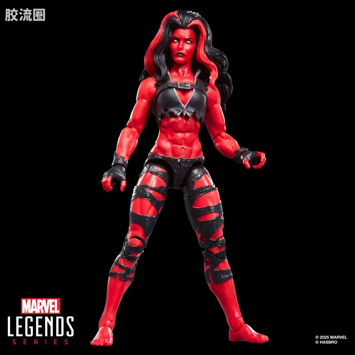 Marvel Legends/漫威传奇 可动人偶系列 豪华版 女红浩克 - 图片