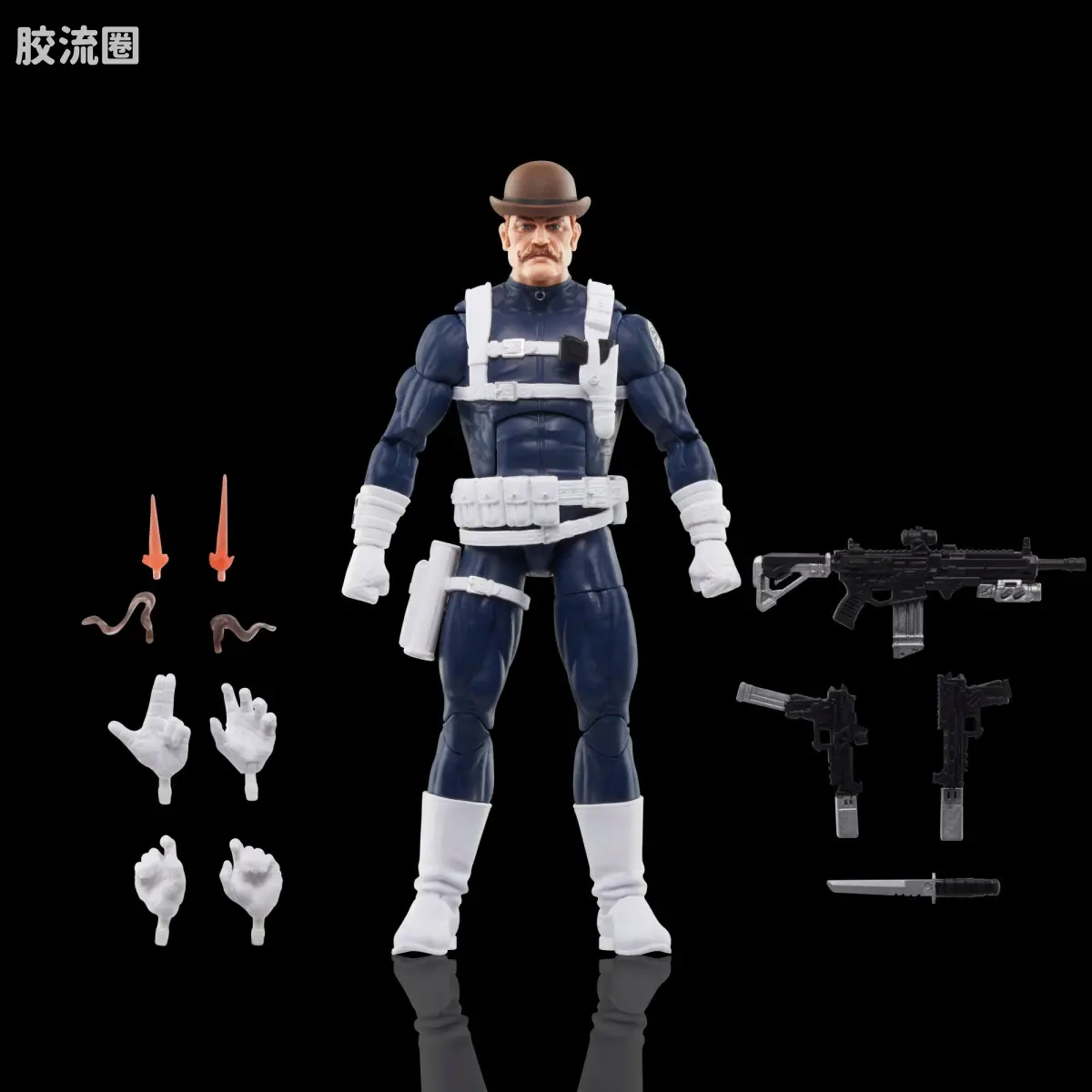 Marvel Legends/漫威传奇 可动人偶系列 美国队长系列 神盾局三人套 - 图片