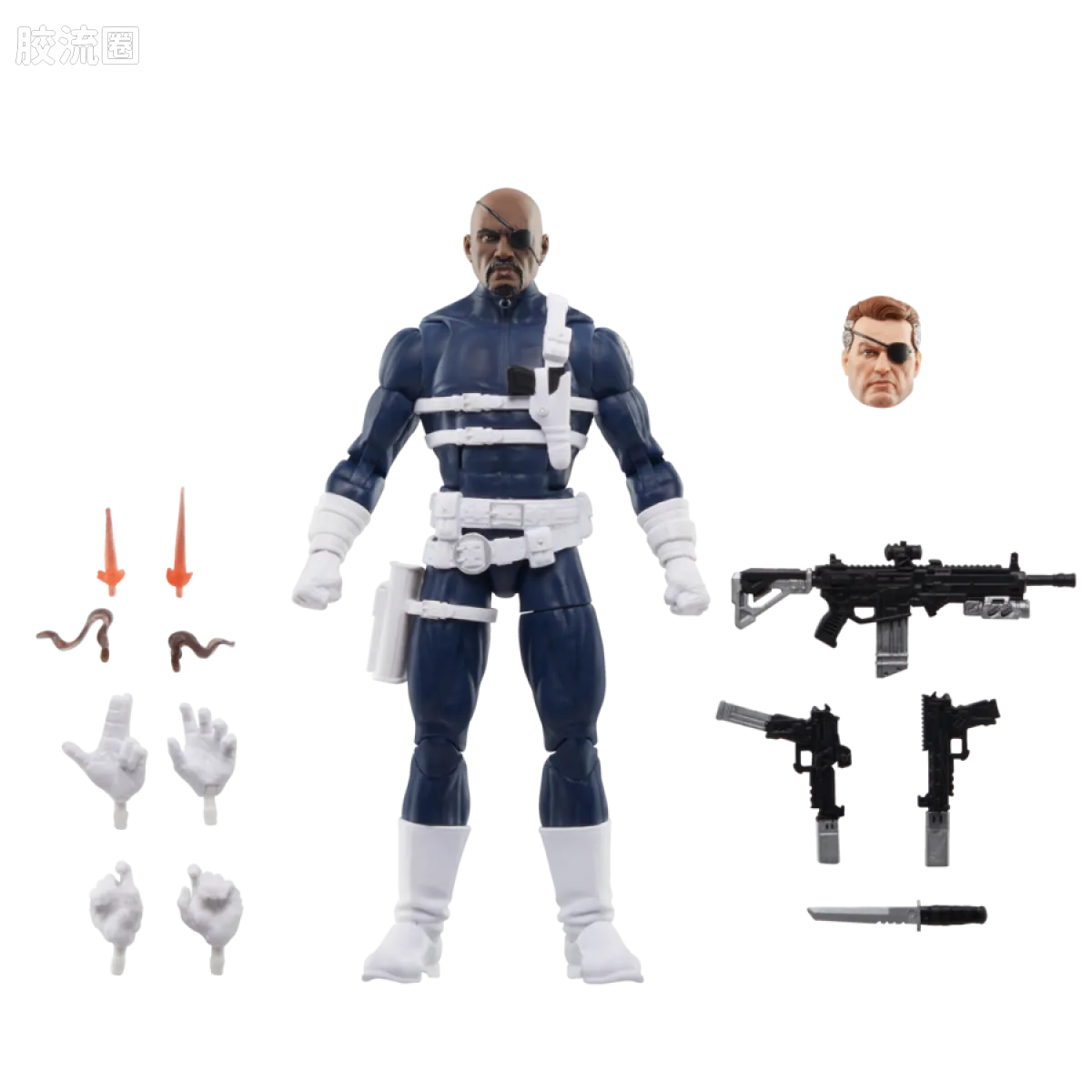 Marvel Legends/漫威传奇 可动人偶系列 美国队长系列 神盾局三人套 - 图片